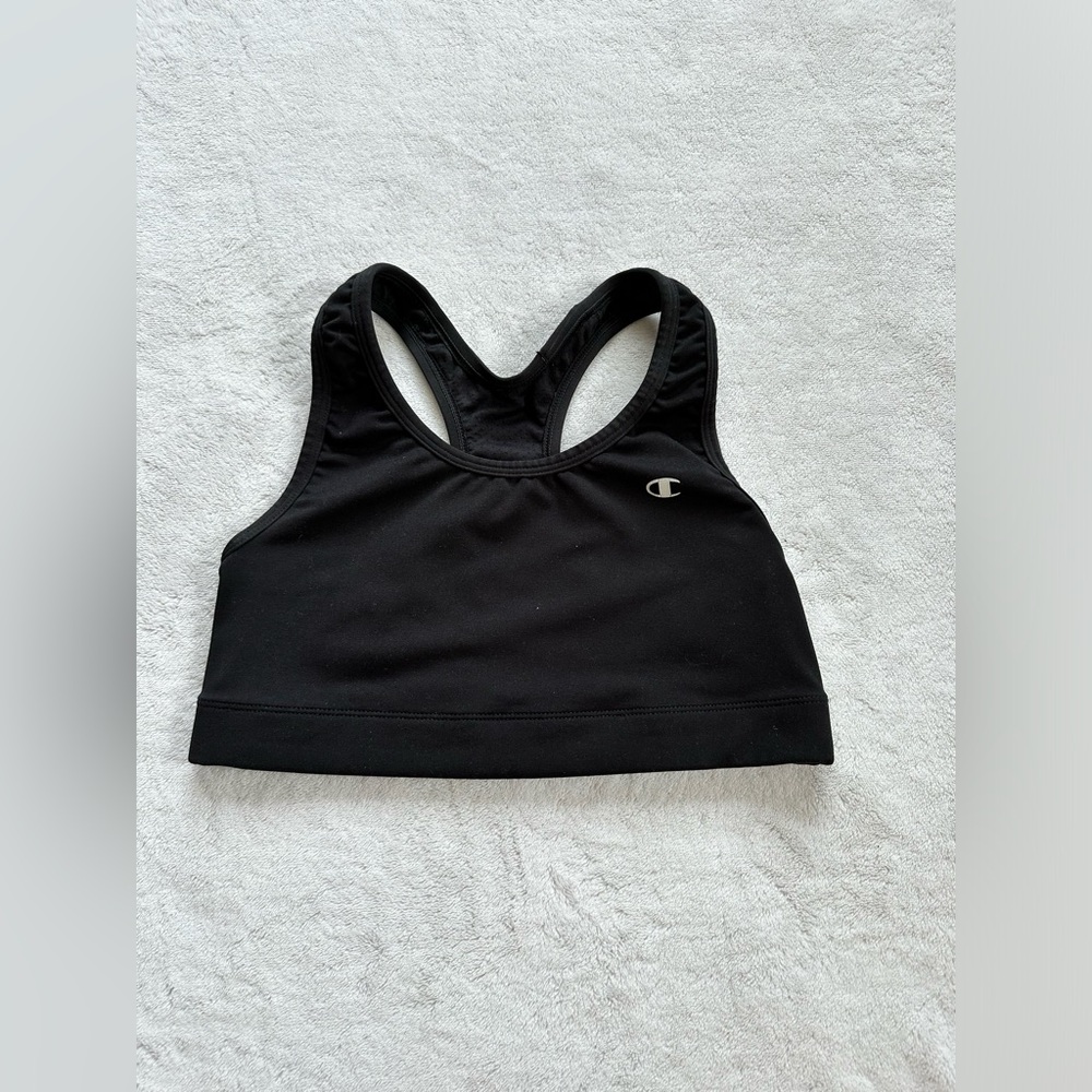 Champion Black Razorback Sports Bra